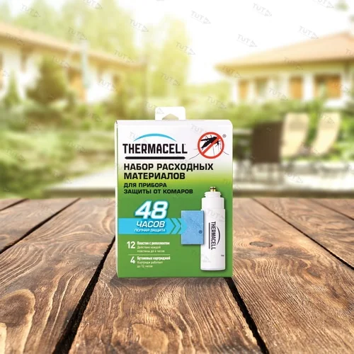 Набор запасной Thermacell (4 газовых картриджа + 12 пластин)