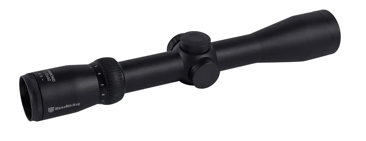 Оптический прицел Nikko Stirling серии DIAMOND 3-12X42 сетка No 4 dot (подсветка точки), 30мм