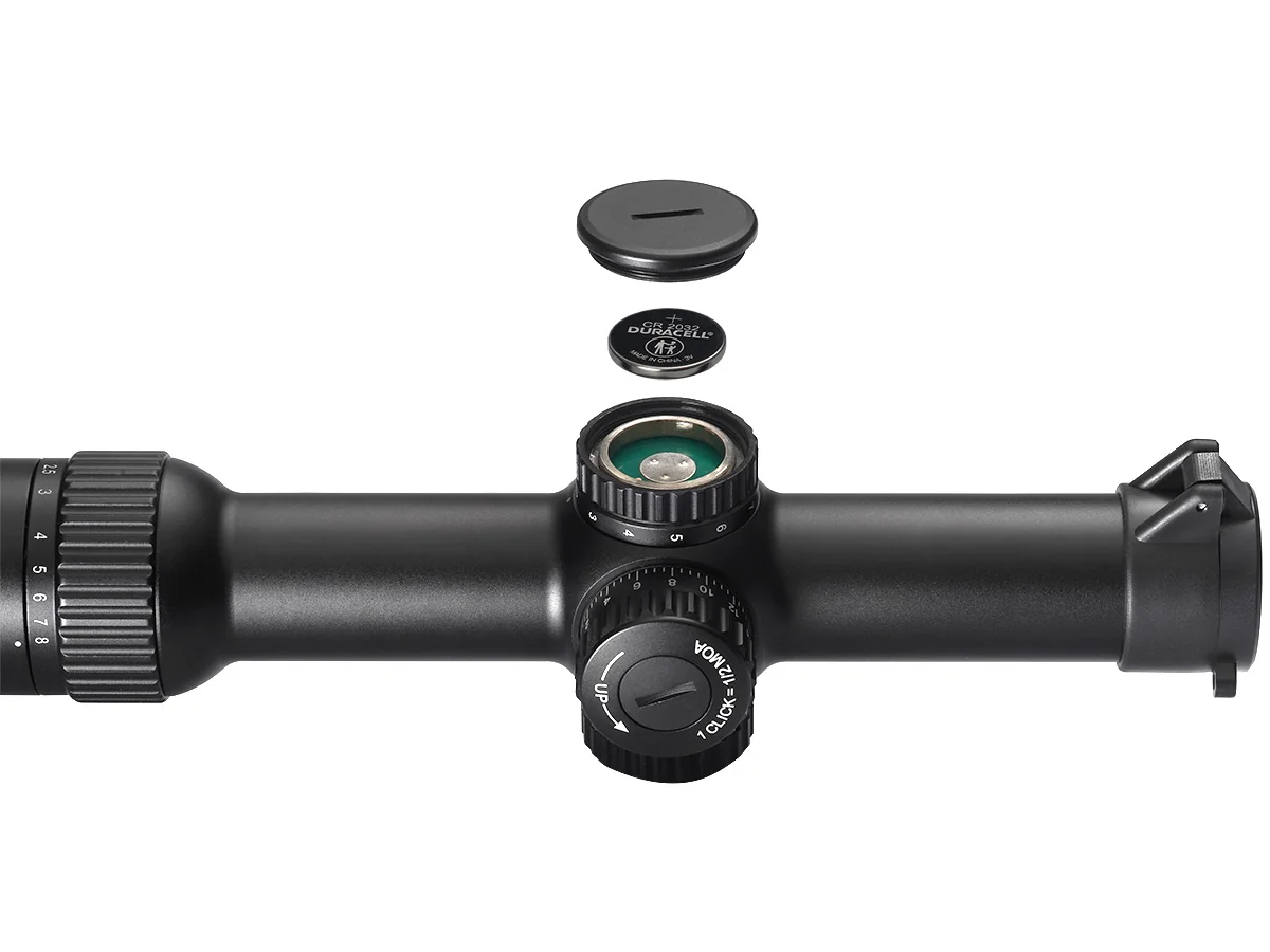 Прицел Gaut  Obsidian 1-8x24, сетка 62 (Half MD)