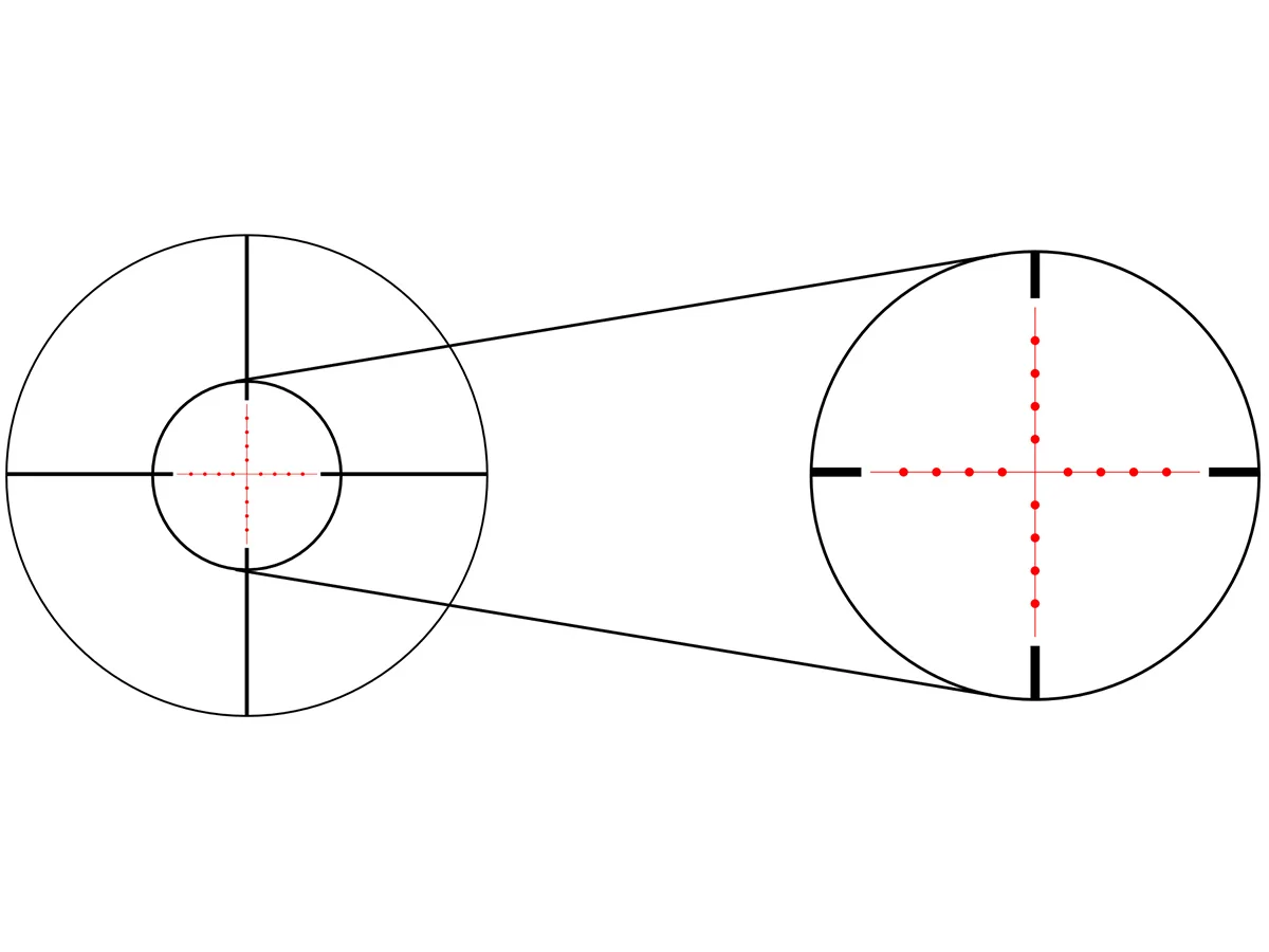 Прицел Gaut Quartz 4-12x50AO, сетка 2 (Mil-Dot), подсветка