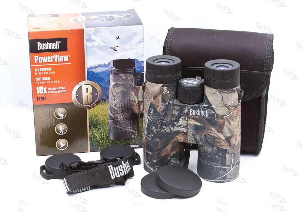 Бинокль Bushnell PowerView ROOF 10x42 camo (141043)