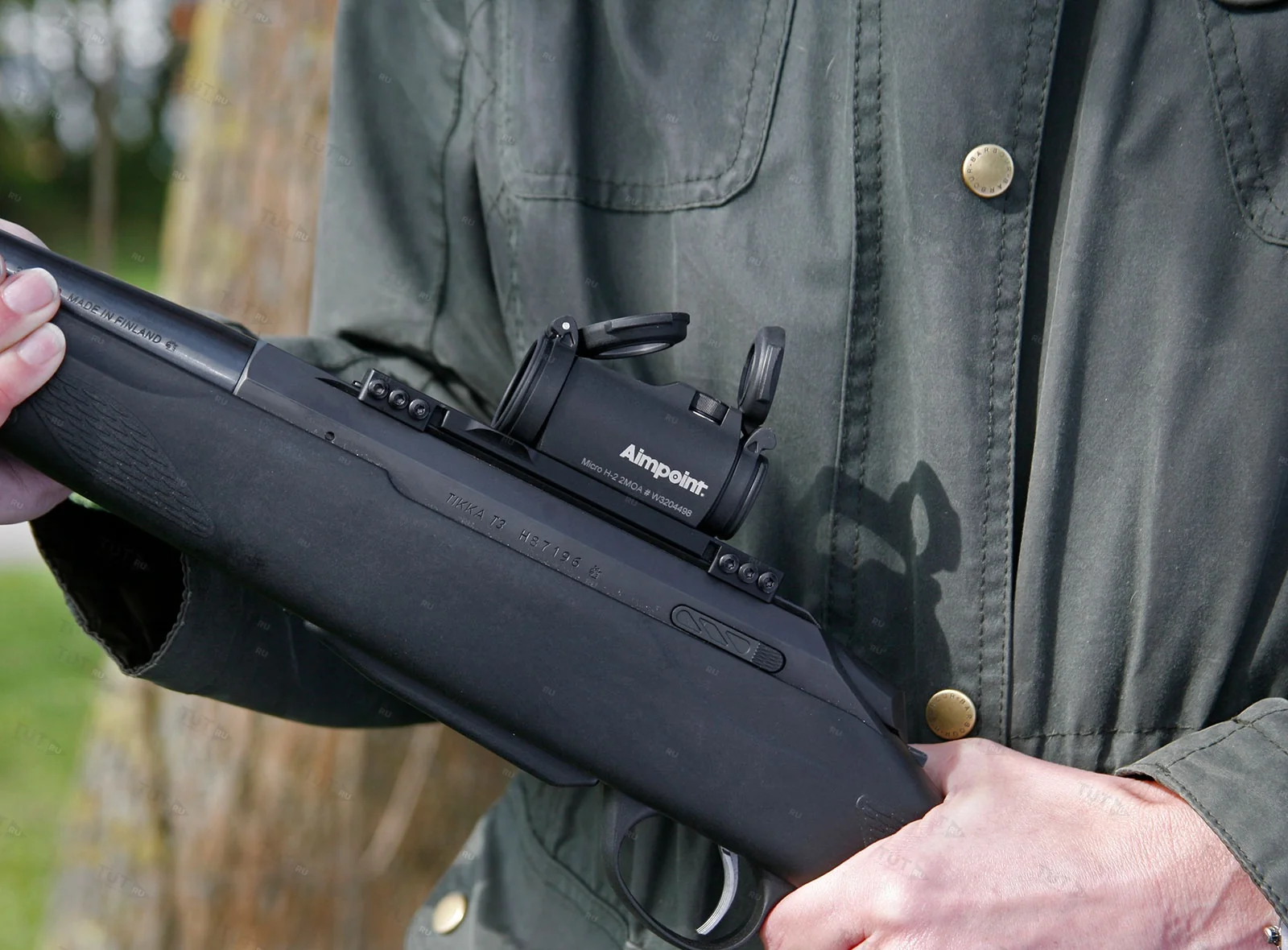 Коллиматорный прицел Aimpoint Micro H-2 Tikka T3 (2MOA)