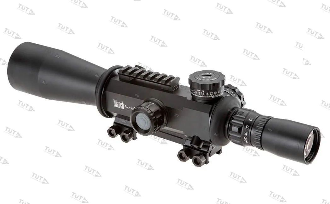 Прицел March Genesis 6-60x56 FFP, 0.05Mil (сетка FML-MT(Mil)) с подсветкой