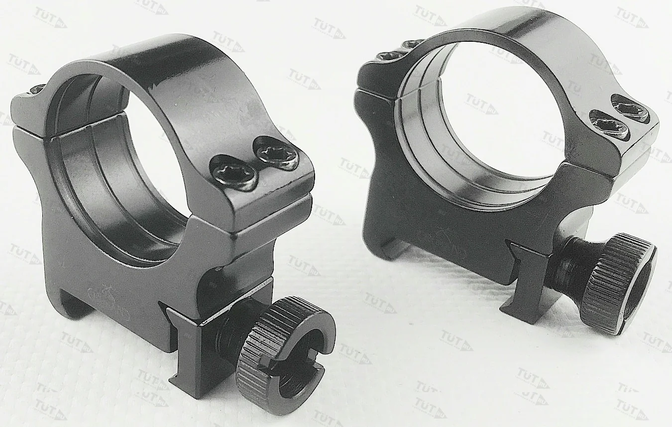 Кольца Rusan быстросъемные Weaver на 25,4мм H8 на винтах (050-25,4-8-M)