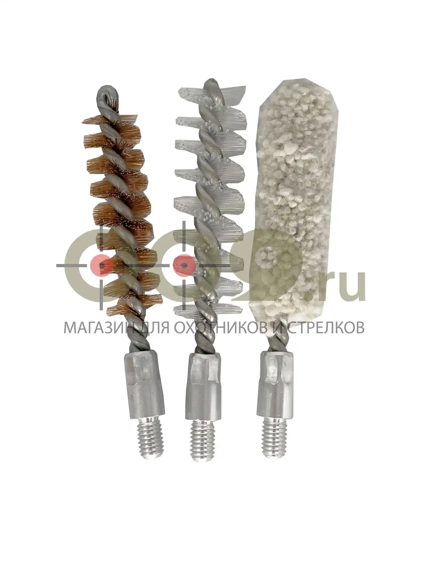 Набор для чистки Laserhunt металлопластиковый шомпол калибр 410/.366ТКМ/9,6x53мм