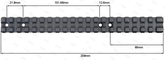 Единая база Picatinny Contessa Mauser M12, удлинённая (CP-M12-N)