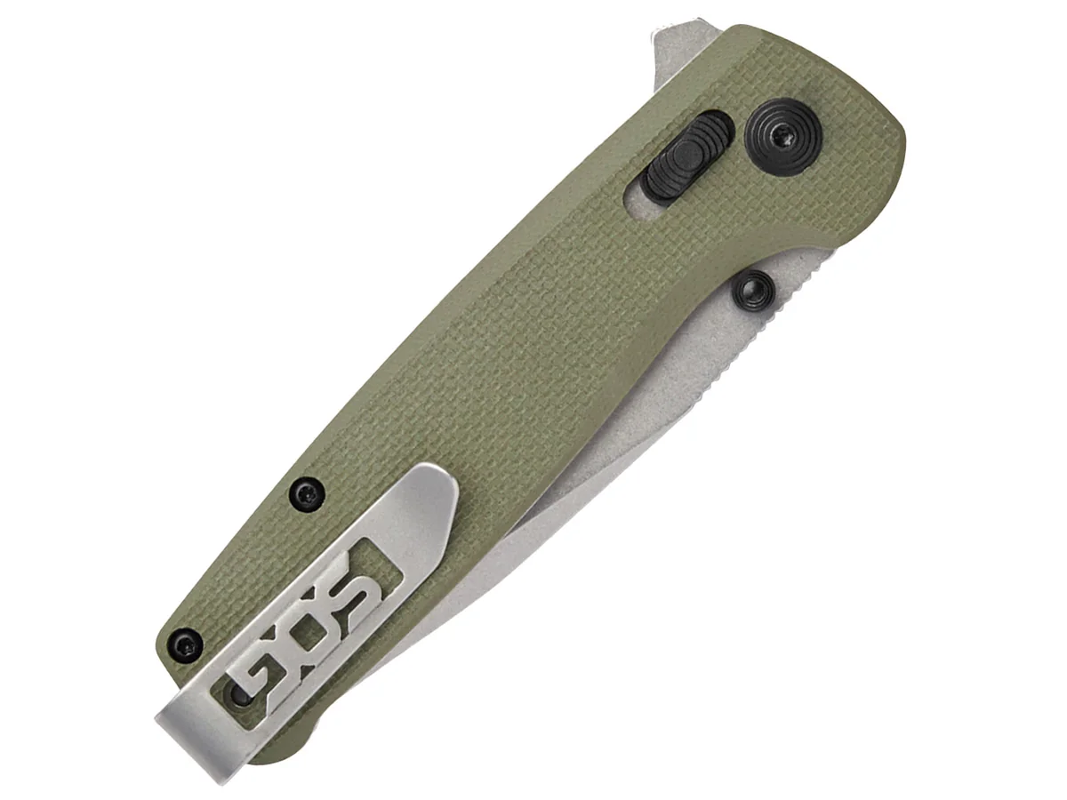 Нож складной SOG Terminus XR G10 Olive Drab, сталь D2, рукоять G10