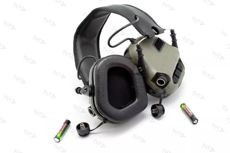 Наушники активные EARMOR ME 4 GN (green) (активный режим - шумодавление 82ДБ, пассивный режим - шумо