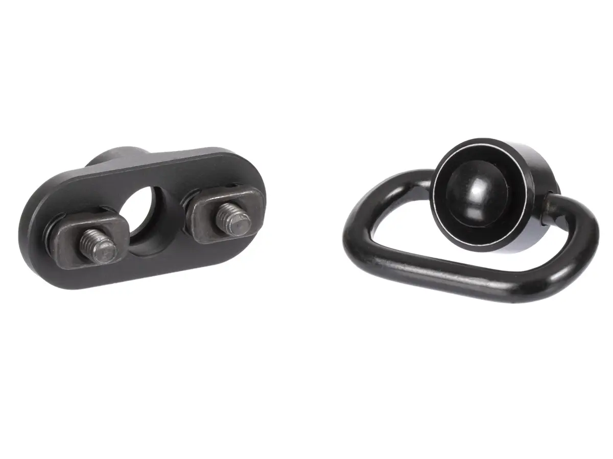 Антабка ShotTime быстросъёмная QD, на M-LOK, для ремня 25мм, чёрная