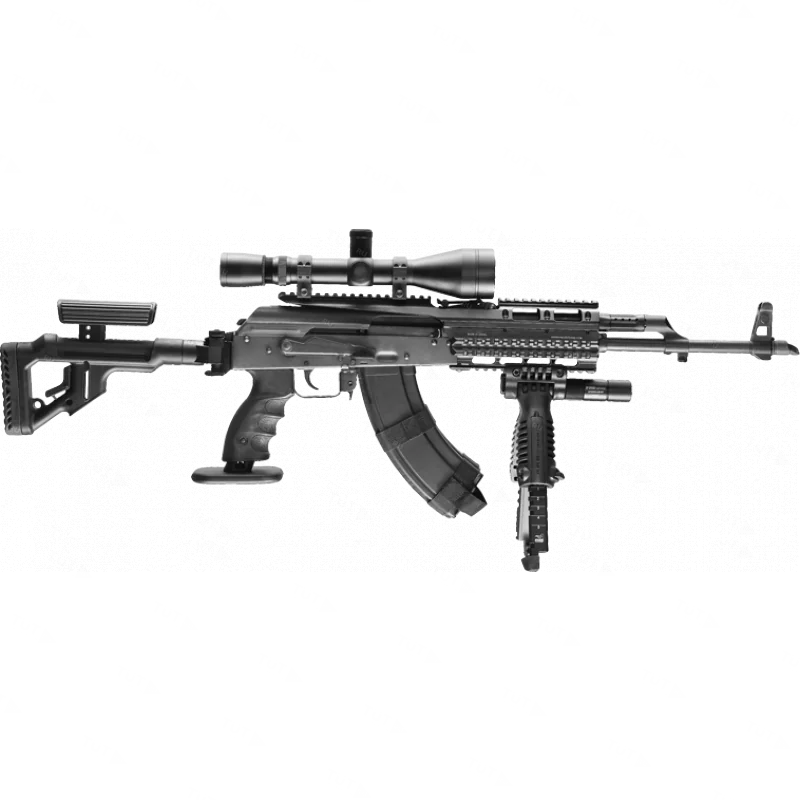 Алюминиевая рельсовая система для АК47/74/Сайга Fx-vfrak