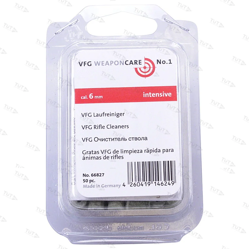 Тампон фетровый VFG кал. 6мм SUPER (50шт)