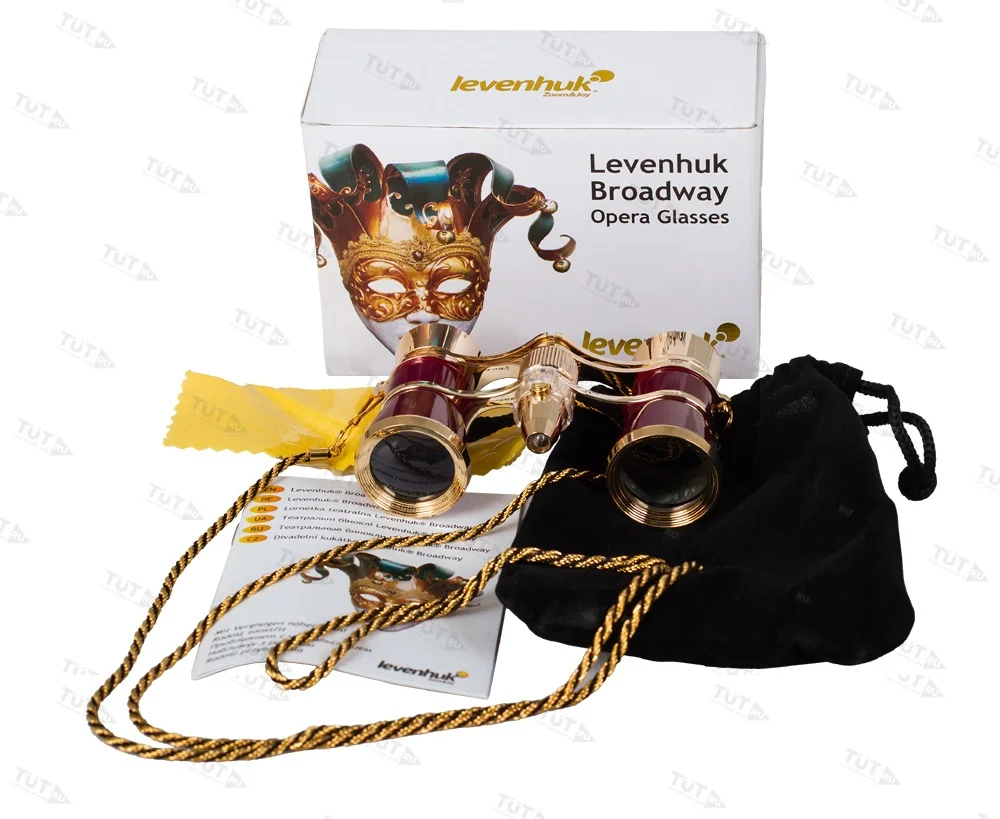 Бинокль Levenhuk Broadway 325F с подсветкой и цепочкой