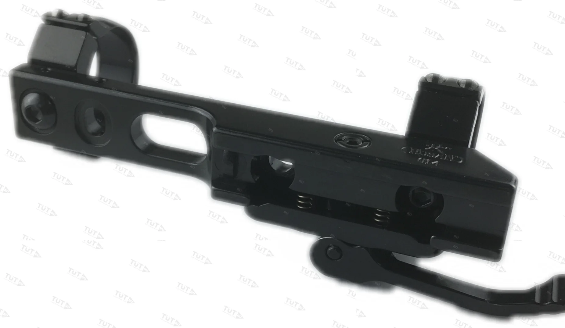 Быстросъемный кронштейн Rusan на едином основании Antonio Zoli (11мм) на кольца 30мм Н19 (014-30-19)