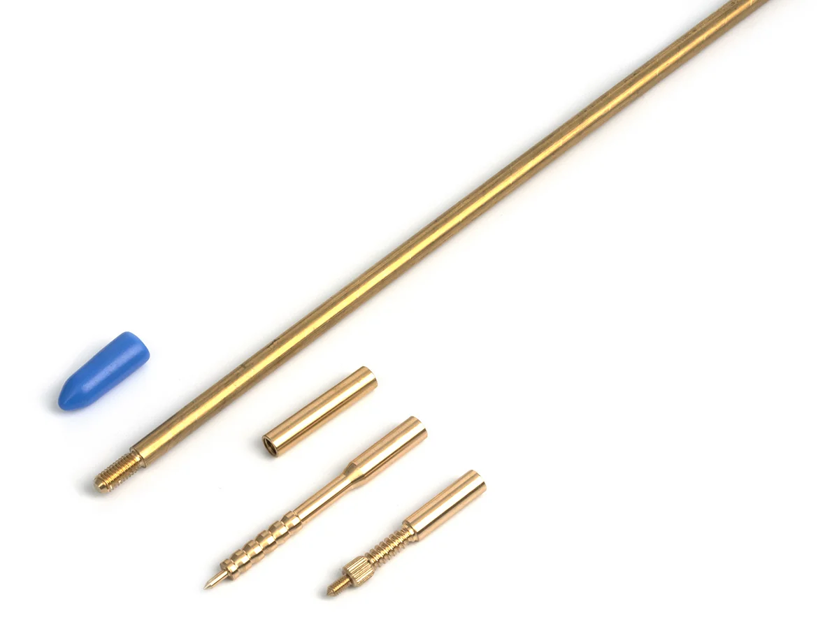 Шомпол ЧИСТОGUN калибр .22 - .26, L=90см, латунь