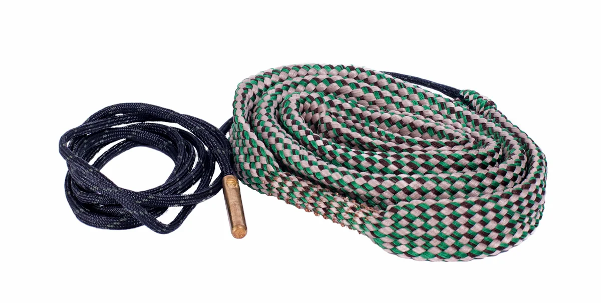 Гибкая змейка CleaningCord от ShotTime, калибр .30 (7,62 мм), с бронзовым ершом, шнур 76 см