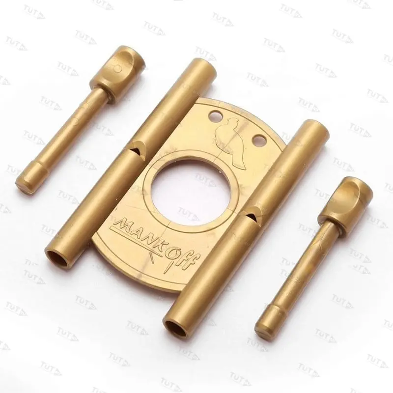 Манок на рябчика пластиковый Mankoff, двойной (золотой)