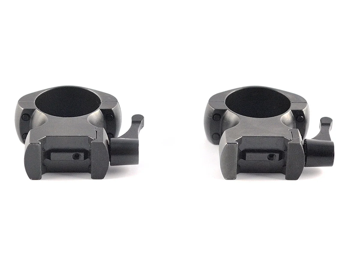 Кольца быстросъемные Nikko Stirling стальные D25,4мм, Weaver, высокие, рычажные