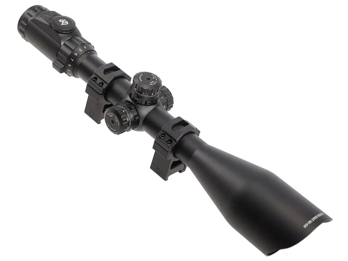 Оптический прицел Leapers Accushot Premium 4-16X56, 30мм, AO, MilDot, подсв., пуз.уровень, кольца на