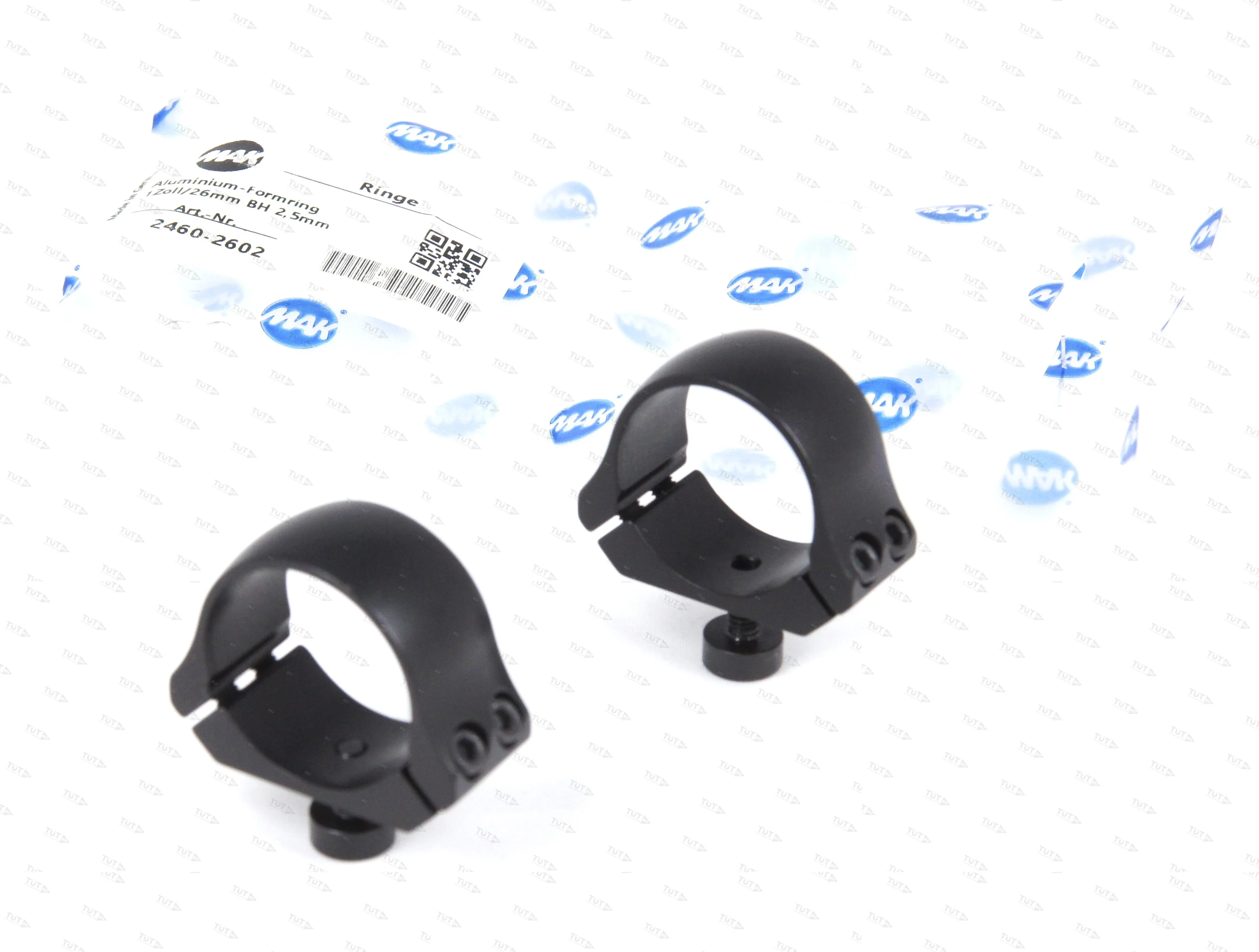 Кольца для быстросъемных кронштейнов MAK на едином основании и FLEX, 25.4 мм, высота 2.5 мм (2460-26