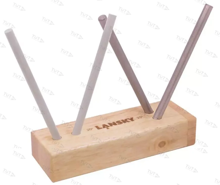 Точилка Lansky с алмазными и керамическими стержнями