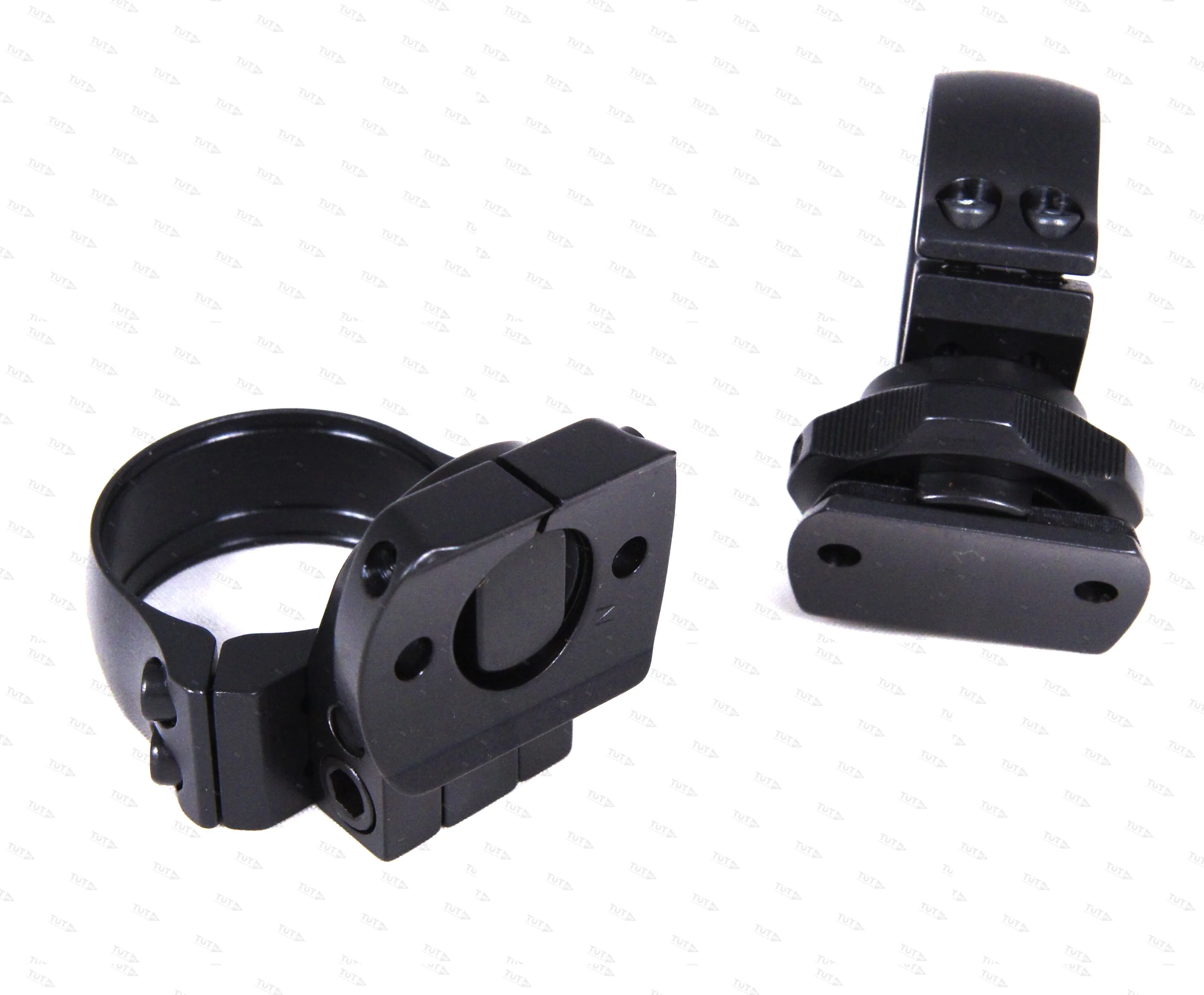 Быстросъемные поворотные кольца MAK 30мм с основаниями на карабин Steyr SM 12 KR=26мм BH=17мм