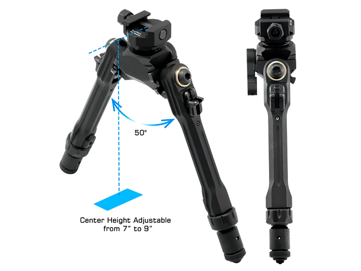 Сошки UTG PRO TBNR на Picatinny, 3 положения ног