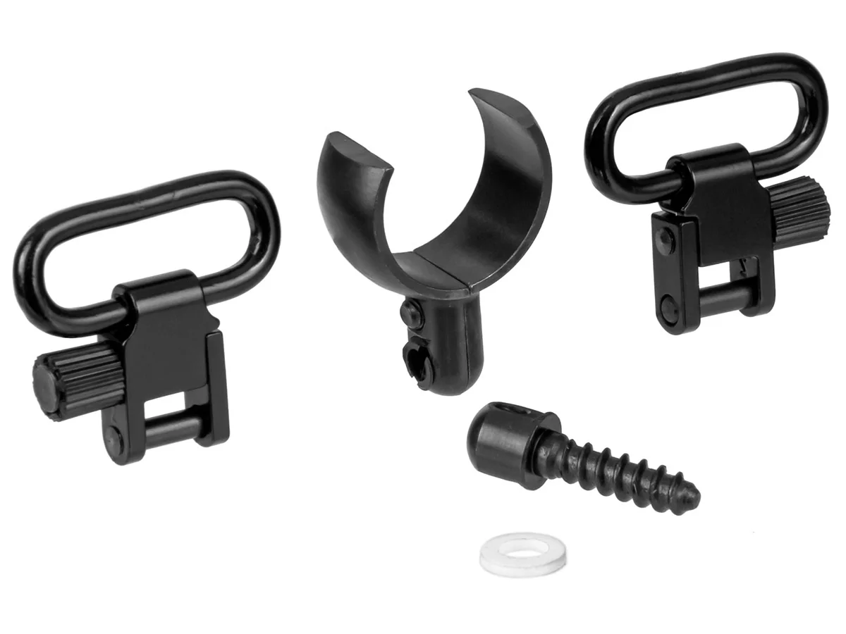 Антабки ShotTime быстросъёмные на приклад и на ствол 21.6-22.8мм, 25мм