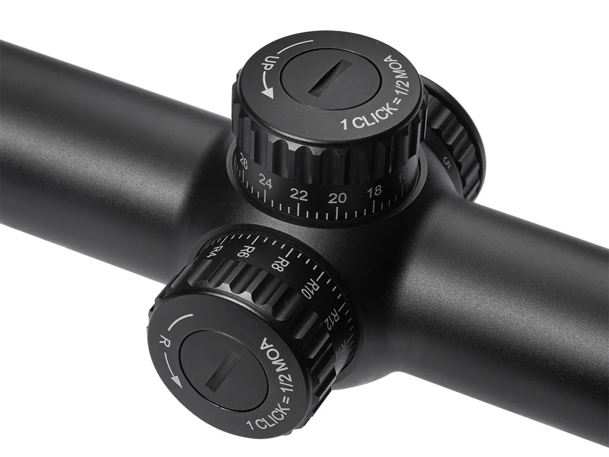 Прицел Gaut  Obsidian 1-8x24, сетка X2, подсветка точки