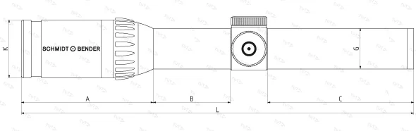 Прицел Schmidt & Bender Zenith 1.1-4x24 с подсветкой (сетка FD7 с подсветкой)