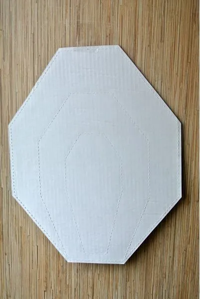 Мишень IPSC мини (с белой стороной)