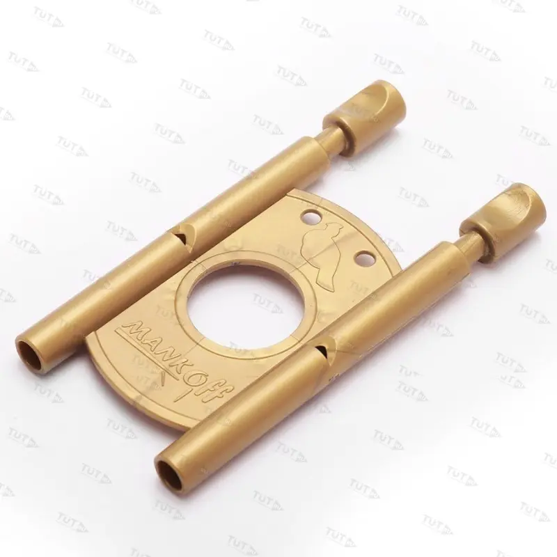 Манок на рябчика пластиковый Mankoff, двойной (золотой)