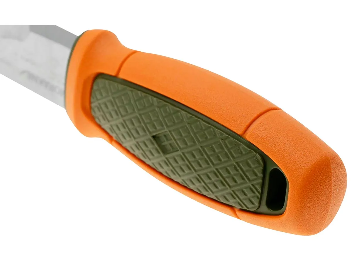 Нож Morakniv Eldris Hunting, нержавеющая сталь, зелёный/оранжевый
