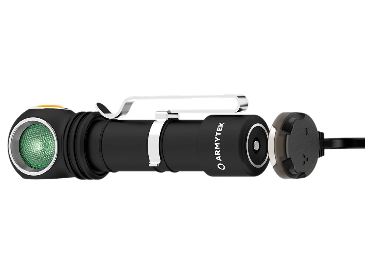 Фонарь налобный-мульти Armytek Wizard C2 WG Magnet USB белый+зелёный