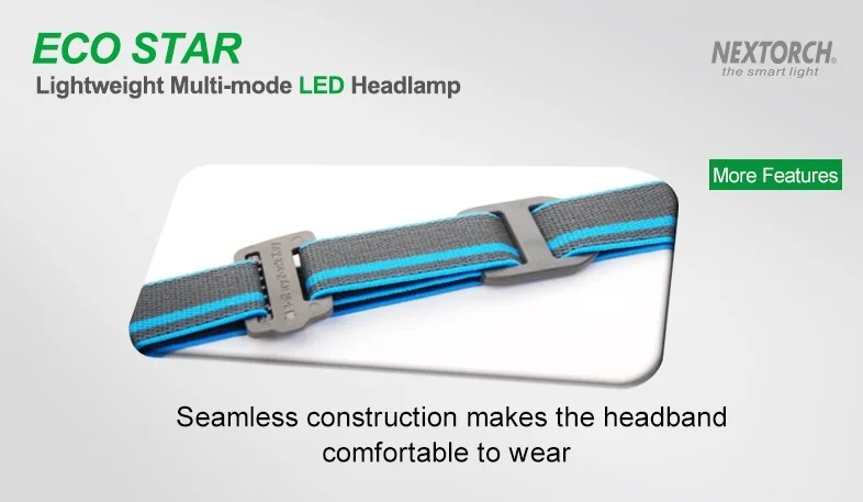 Фонарь Nextorch ECO-STAR налобный, 30 люмен, черный