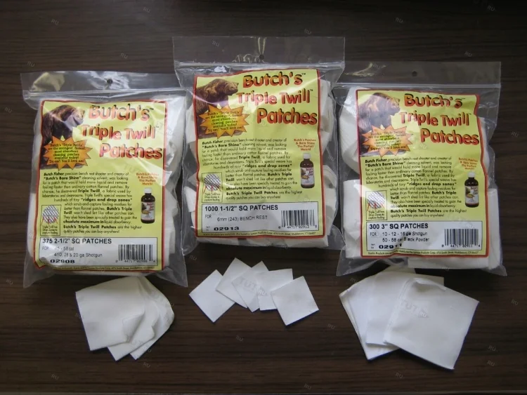 Патчи Butch's для чистки 12-20, 300шт.