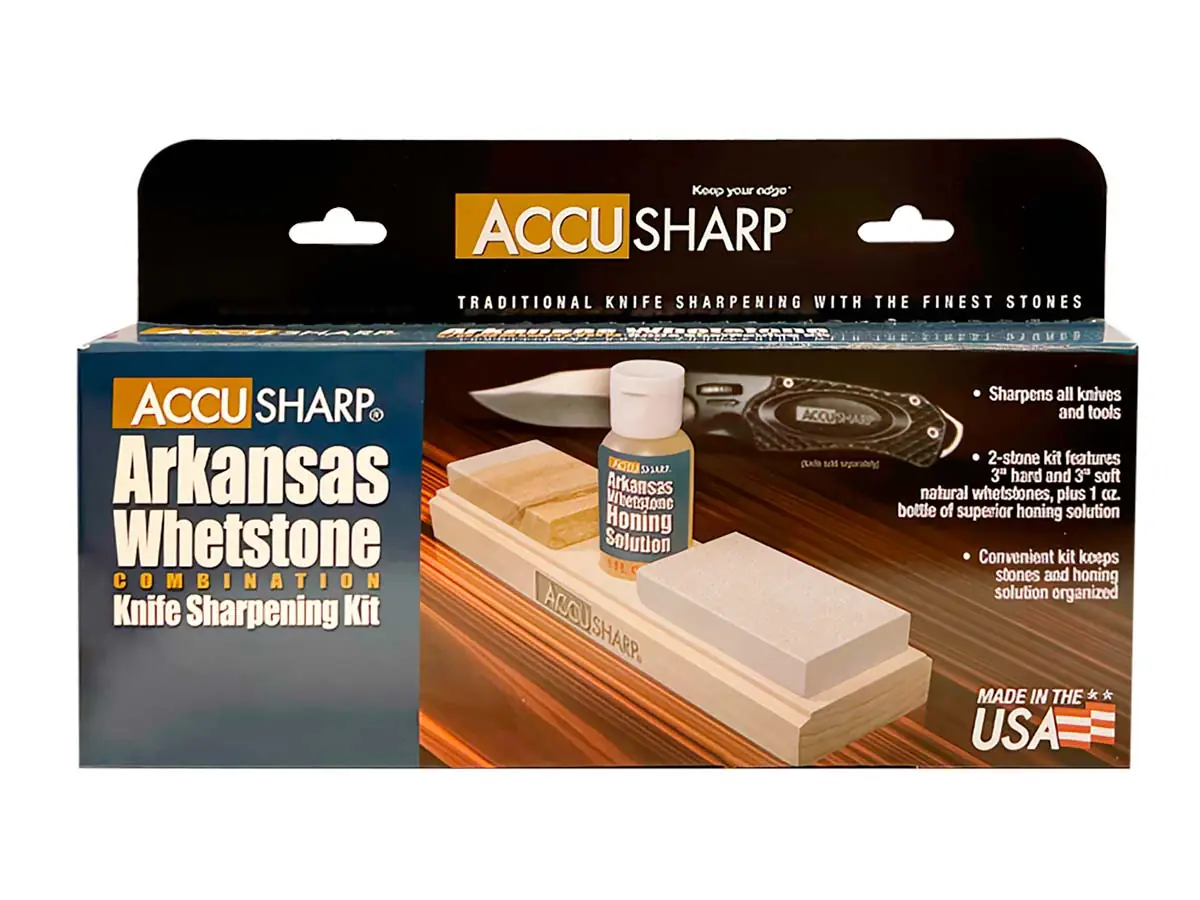 Набор для заточки ножей AccuSharp Arkansas Whetstone Combination