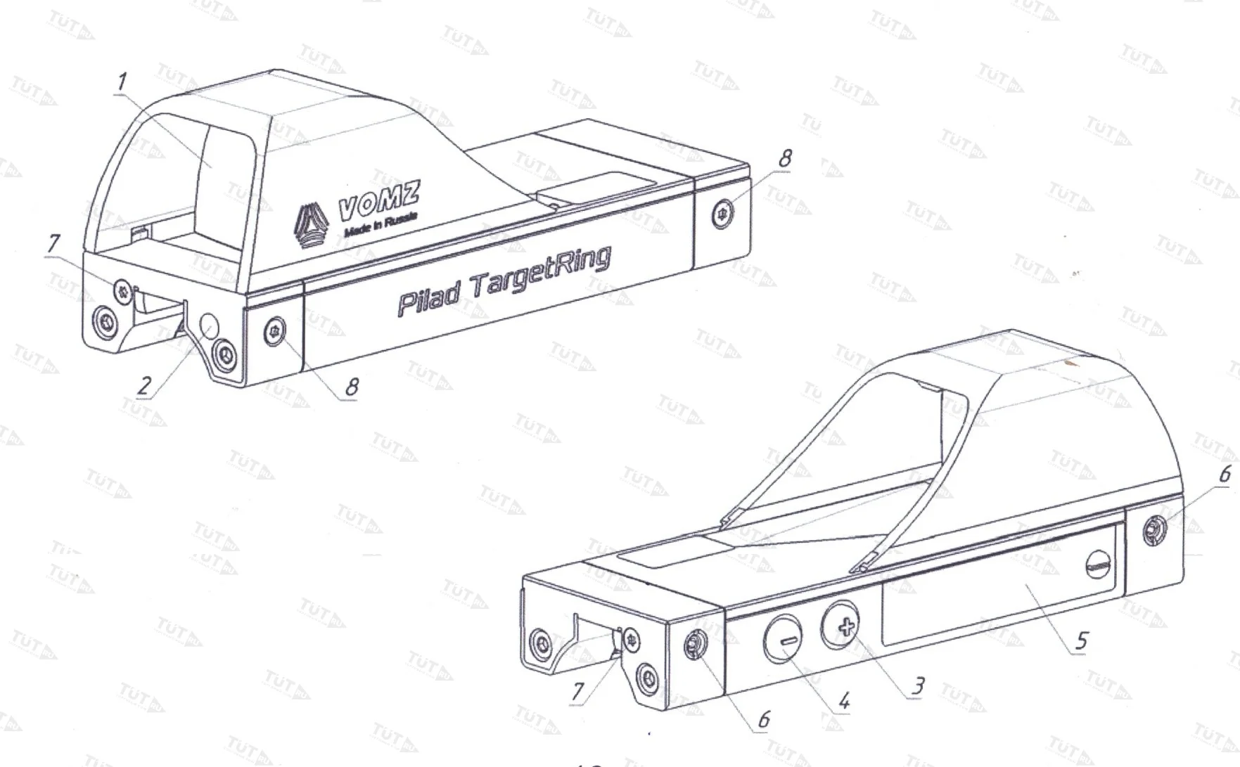 Коллиматорный прицел ВОМЗ Пилад TargetRing