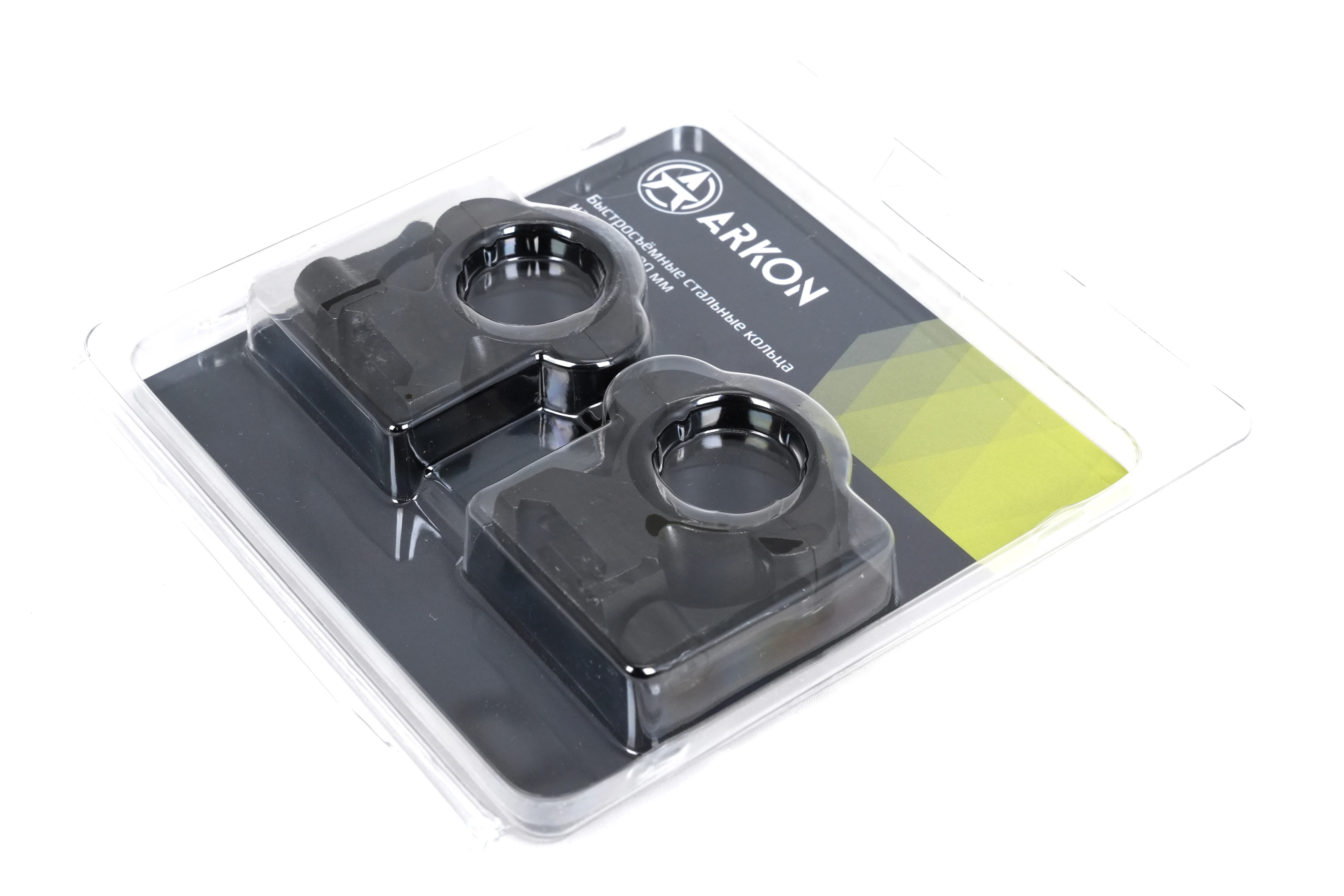 Кольца Arkon 30 мм быстросъемные на weaver / Аркон 30 мм быстросъемные на вивер стальные, высокие