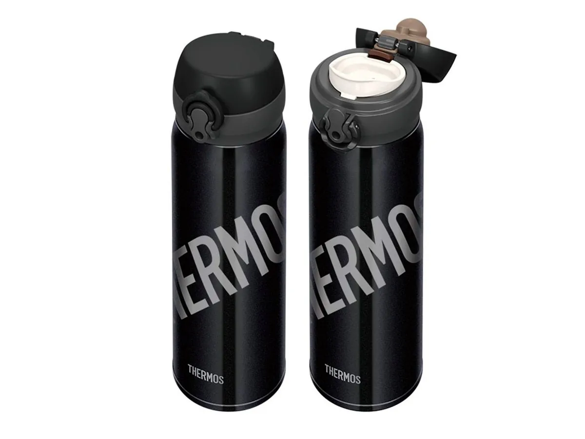 Термокружка THERMOS JNL-500 TSS LB 0.5L, откидной механизм, чёрный с лого