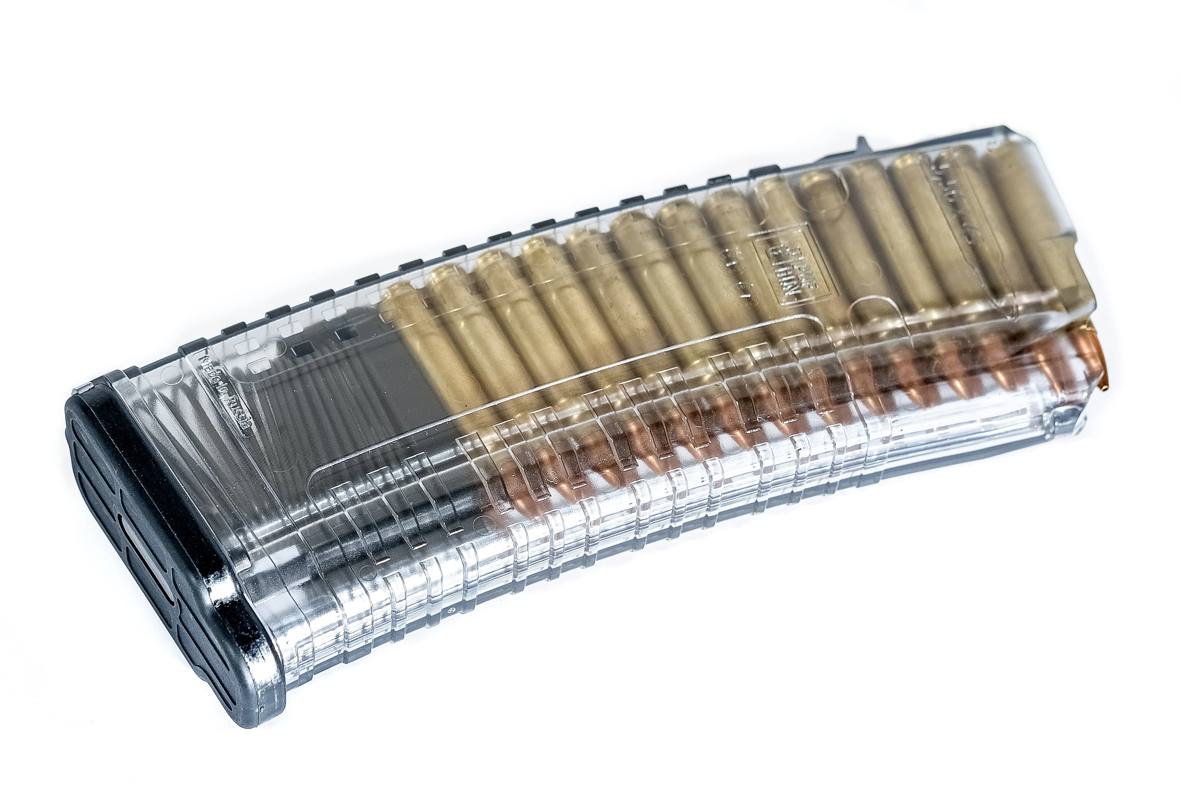 Магазин Pufgun На Впо-155, 5,56Х45, 30 Патронов, Поликарбонат, Прозрачный, 165Г