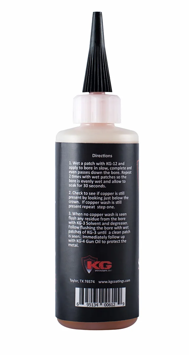 Средство от омеднения Kal-Gard KG-12 Big Bore Cleaner с индикатором цвета, без аммиака (118 мл.)