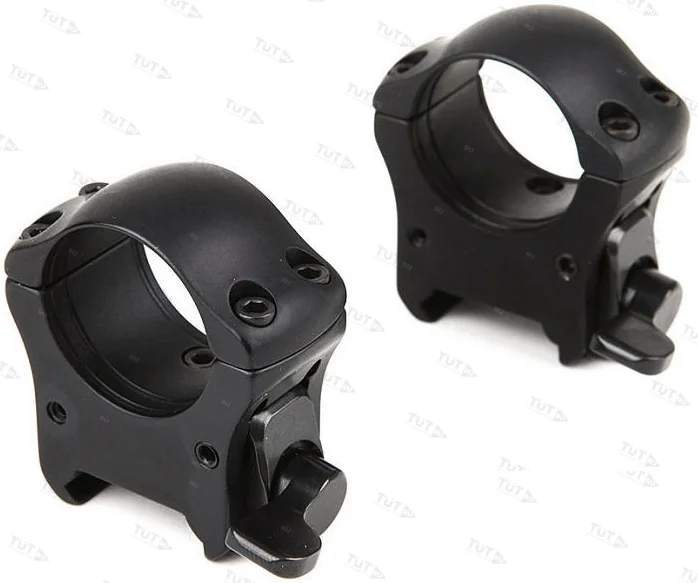 Быстросъемные кольца MAK на Weaver (кольца 34 мм, высота 12 мм, низкие) (5250-3412)