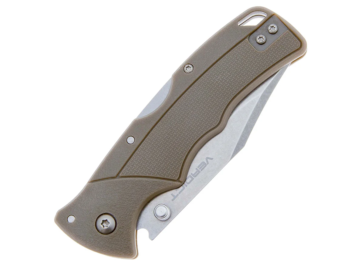 Нож складной Cold Steel Verdict Clip Point FDE, сталь 4116, GFN, блистер
