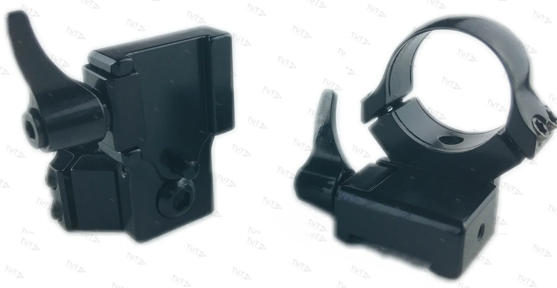 Кронштейн Rusan быстросъемный разд. 16,5мм (CZ527) на 26мм H14 (055-16,5-26-14-R) рычажные