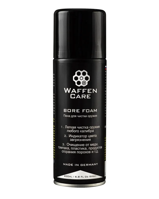 Пена для чистки оружия Waffen Care Bore Foam, 200мл