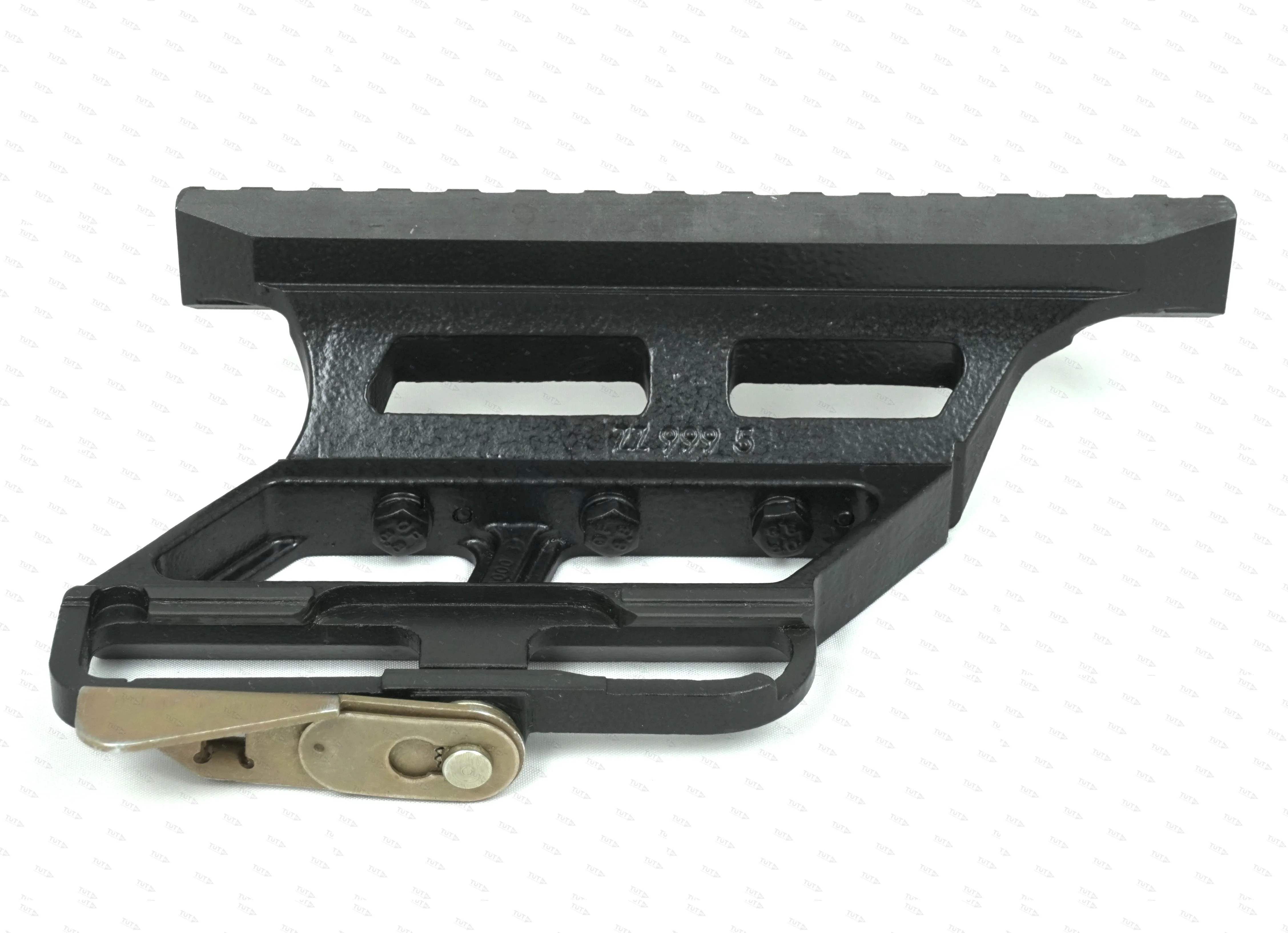 Быстросъемный боковой кронштейн Picatinny 155 мм на АК/Сайга (сталь)