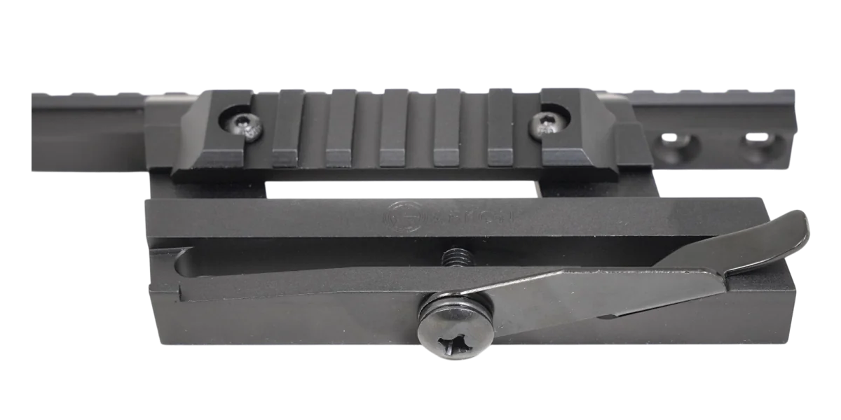 Быстросъёмный боковой кронштейн ARKON с 2 планками Weaver на Сайга/АК S005  / Аркон с планкой вивер на Сайга или АК