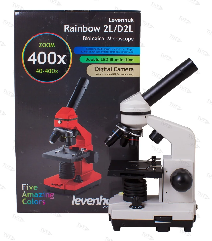 Микроскоп Levenhuk Rainbow 2L (Лунный камень)
