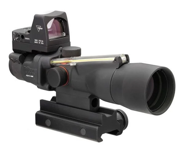 Прицел TRIJICON ACOG 3x30 Scope, w/ RMR Sight, TA60 Mount Dual Ill. Amber Horseshoe/Dot .223 (TA33H-