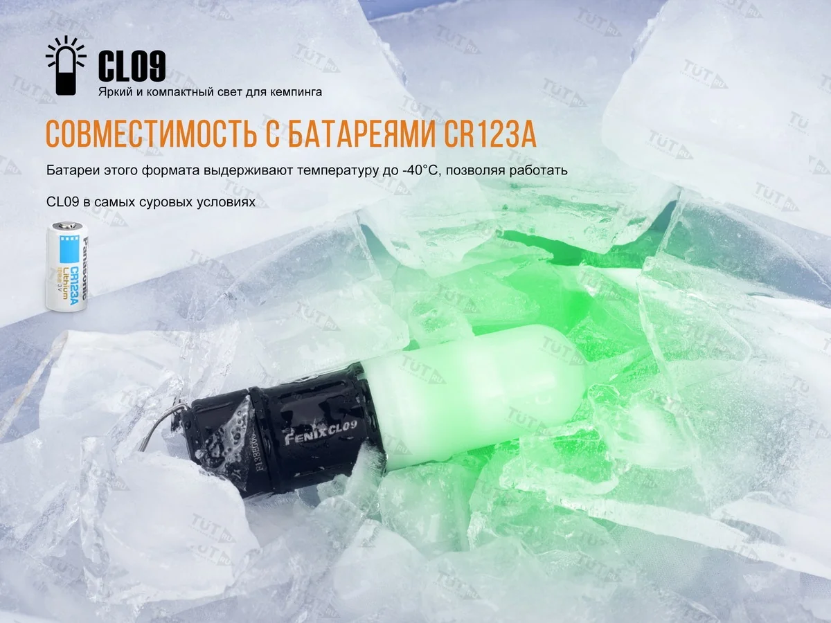 Фонарь Fenix CL09 серый